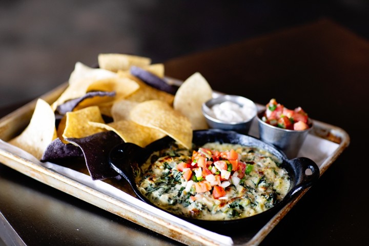 Cast Iron Spinach Artichoke Dip (VEG, GF)*