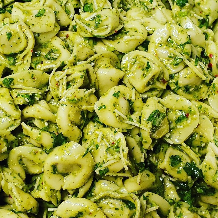 Basil Pesto Tortellini Salad