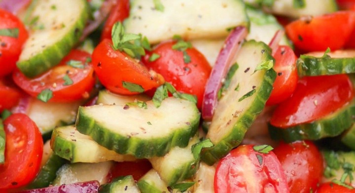 Zesty Tomato & Cucumber Salad
