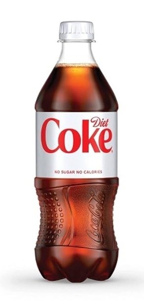 Bottle of Diet Coke Soda