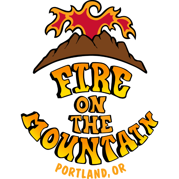 Fire on the Mountain Buffalo Wings logo