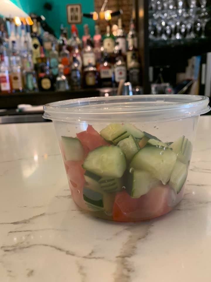 Pantry Staples Cucumber Tomato Salad