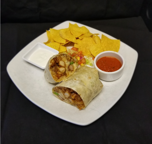 General Wong's Fried Chicken Burrito