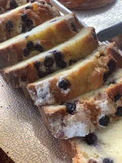 Blueberry Pound Cake Loaf