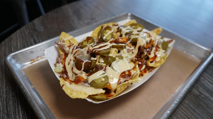 BBQ NACHOS SMALL- BOAT