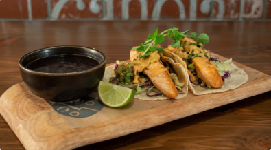 SALMON TACOS