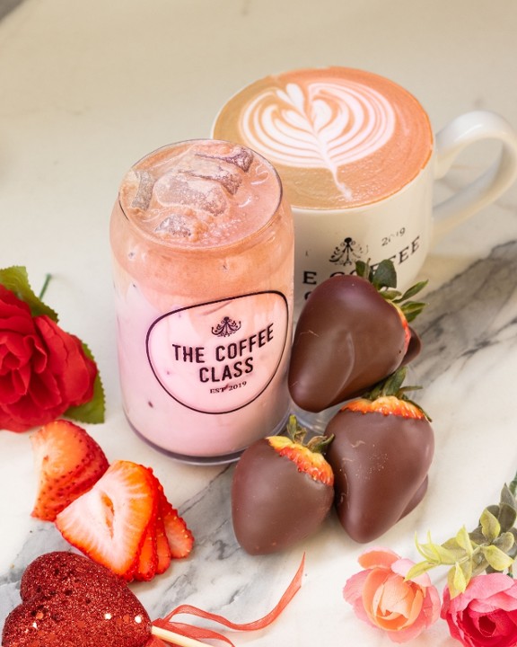 Chocolate Covered Strawberry Latte (Hot)