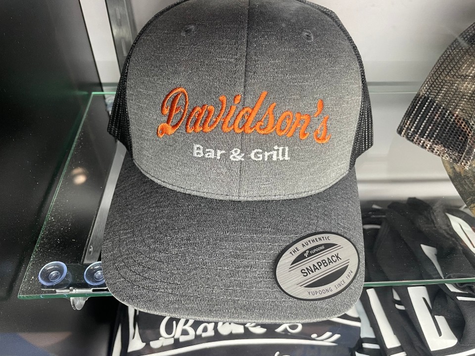 Gray w/ Orange Snap-Back Hat