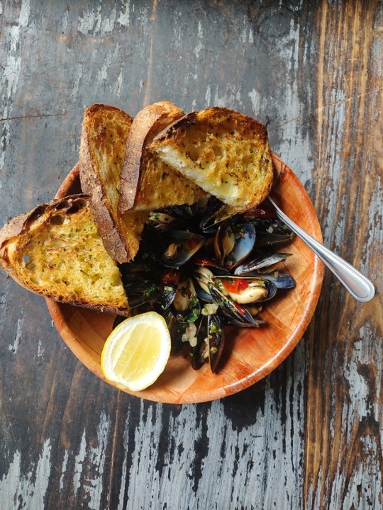 Wood-Fired Mussels