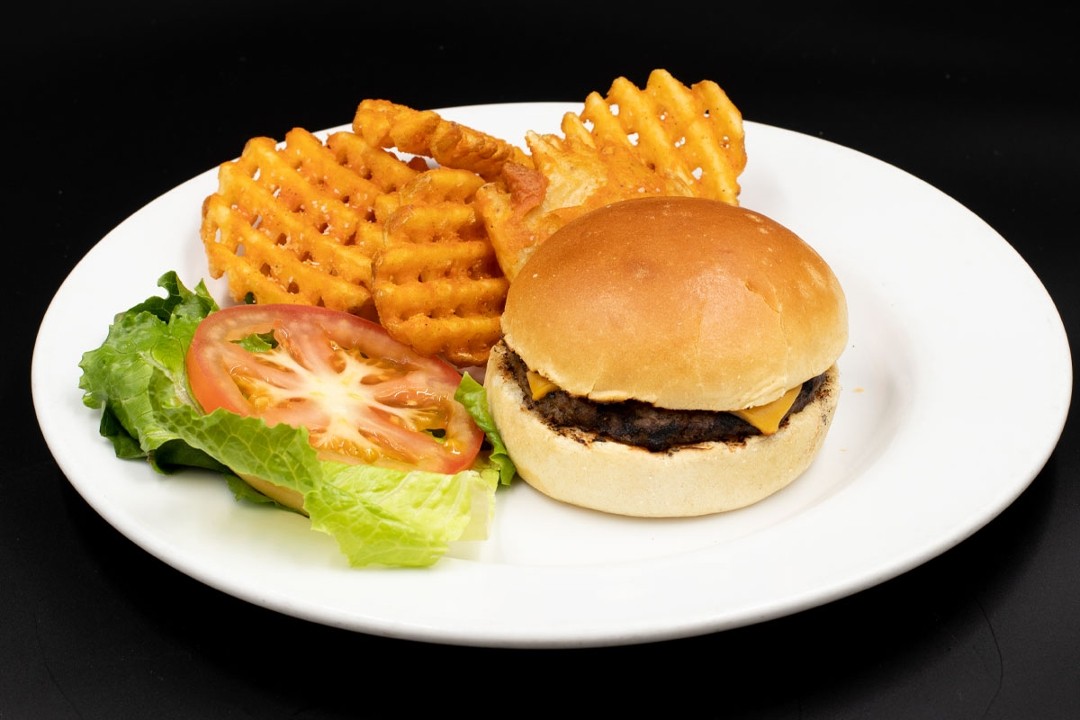 KIDS BURGER AND FRIES
