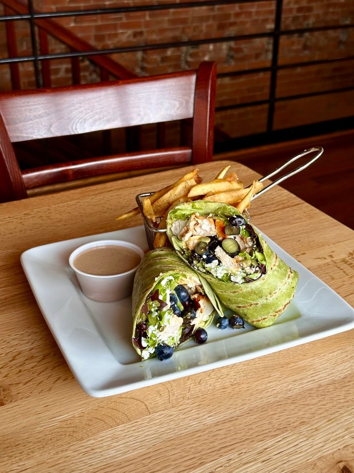 Blueberry Spinach Wrap