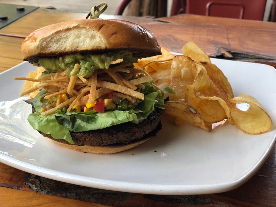 Mexican Jumping Bean Burger
