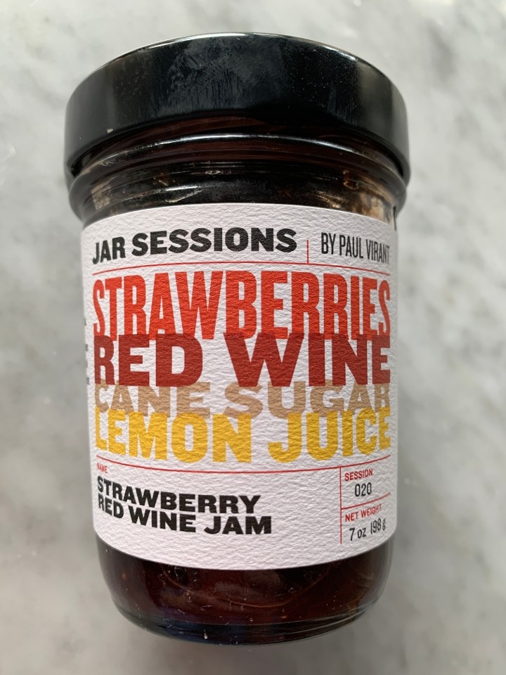 Strawberry Red Wine Jam