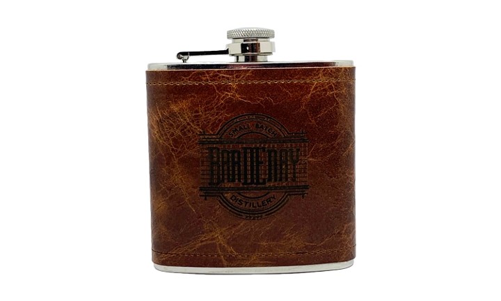Large Leather Flask