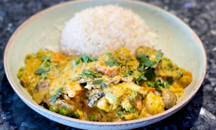 L- Brussels Sprout & Vegetable Korma