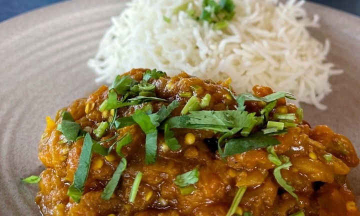 L- Eggplant Bharta