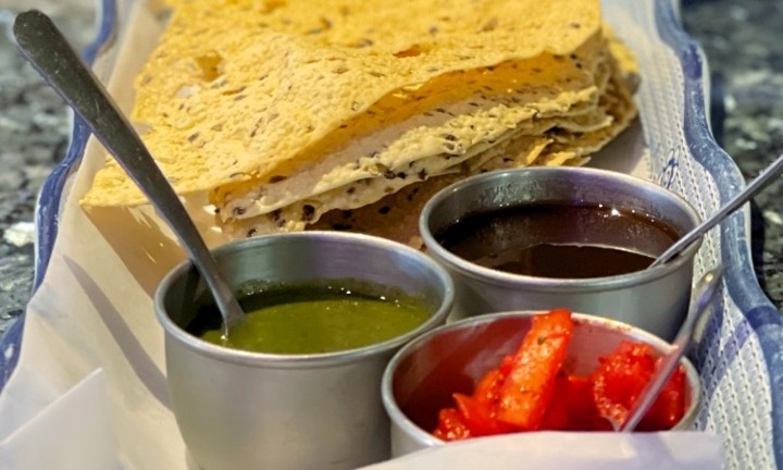 Papadum With Chutney