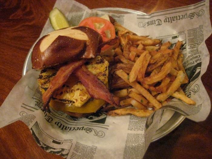 Grilled Pineapple Burger