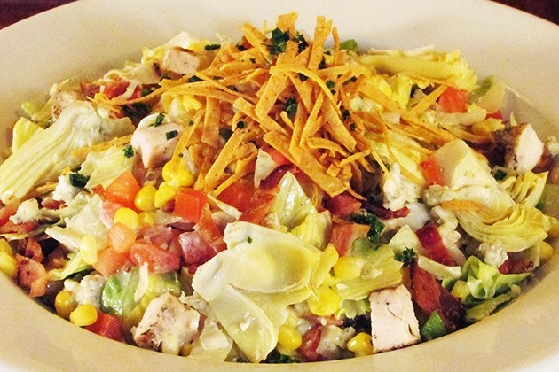 Grilled Chopped Chicken Salad