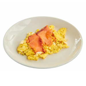 >Smoked Salmon & Cream Cheese Scrambler