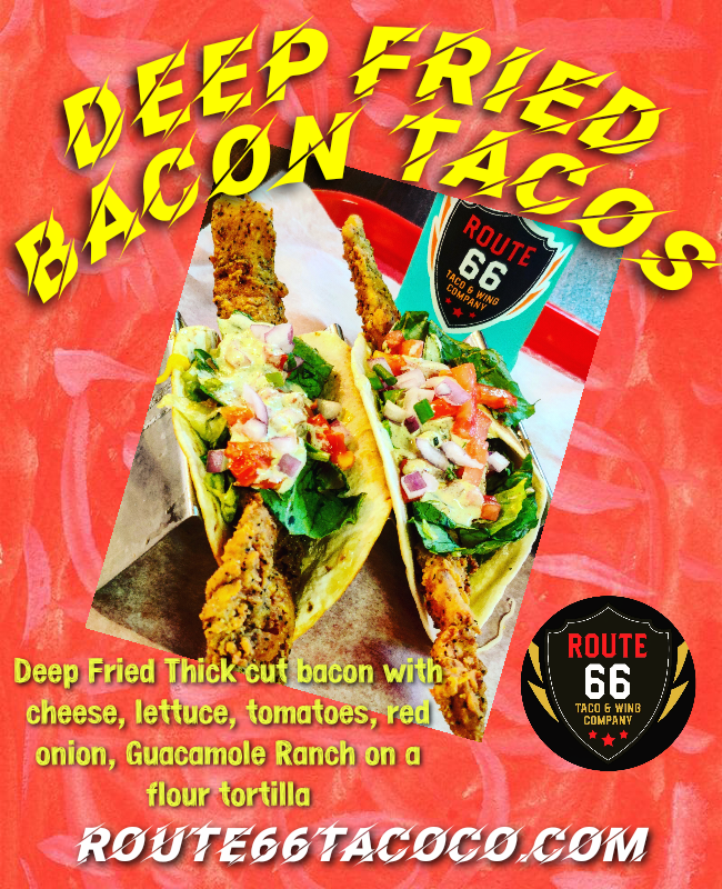 Fried Bacon Taco
