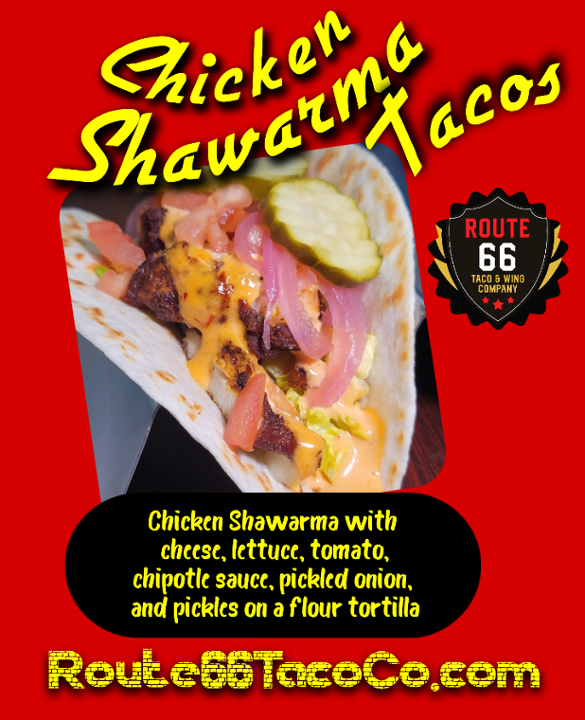 Chicken Shawarma taco