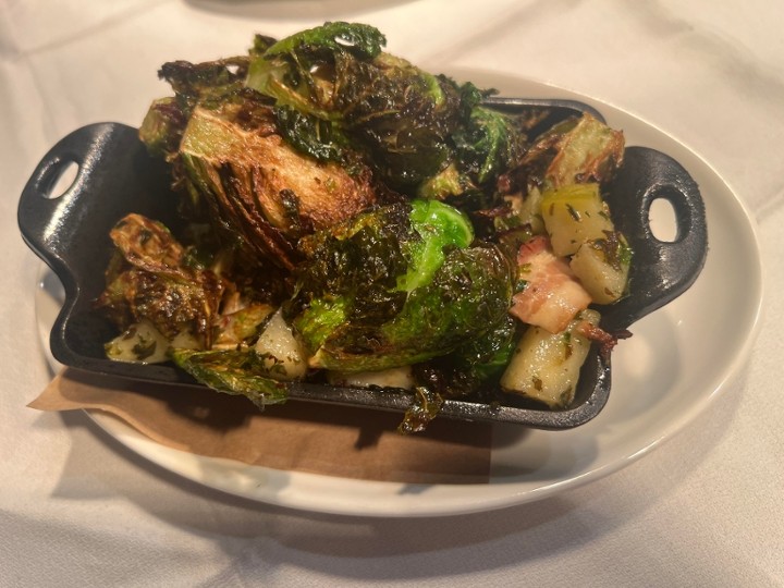 FRIED BRUSSEL SPROUTS