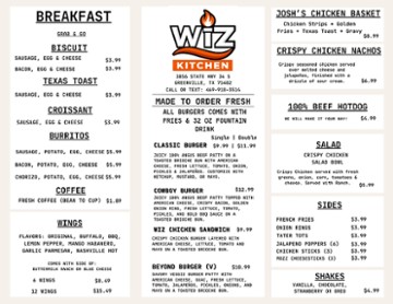 Wiz Kitchen 3856 Texas 34