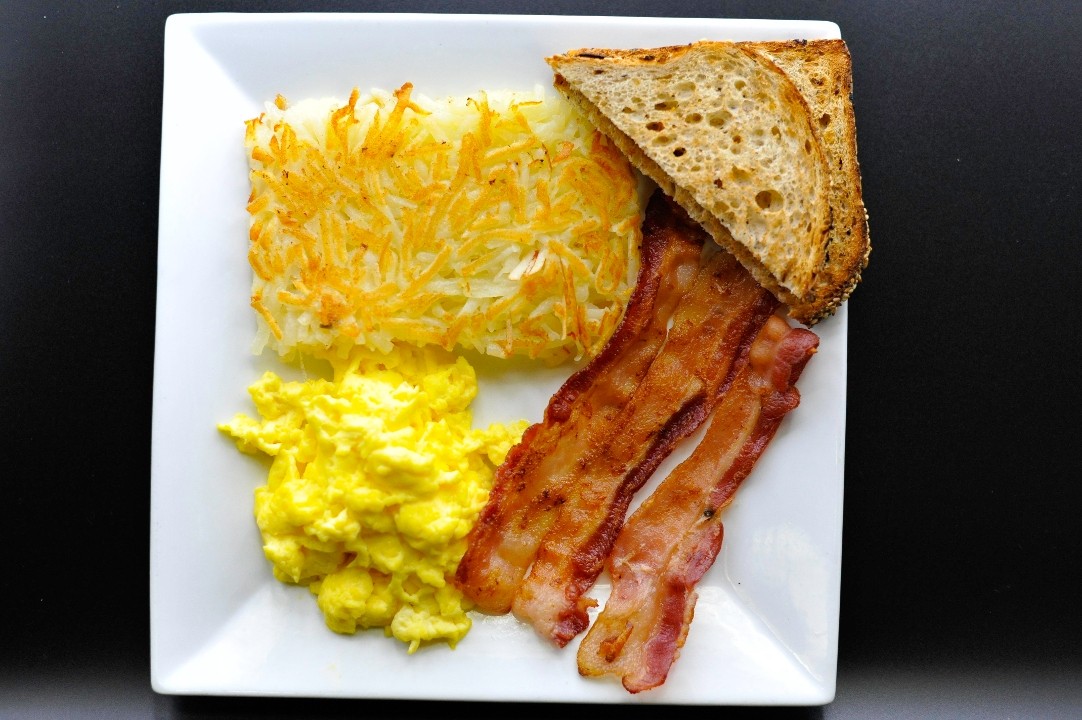 Scrambled - Bacon - Wheat