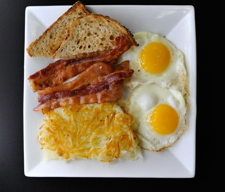 Two Eggs - Bacon - Wheat