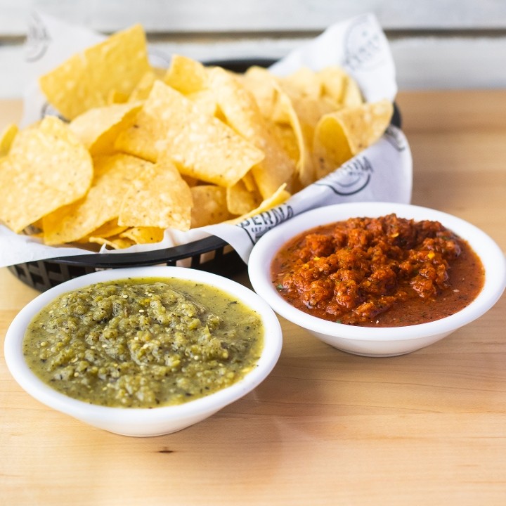 Chips and 2 Salsas