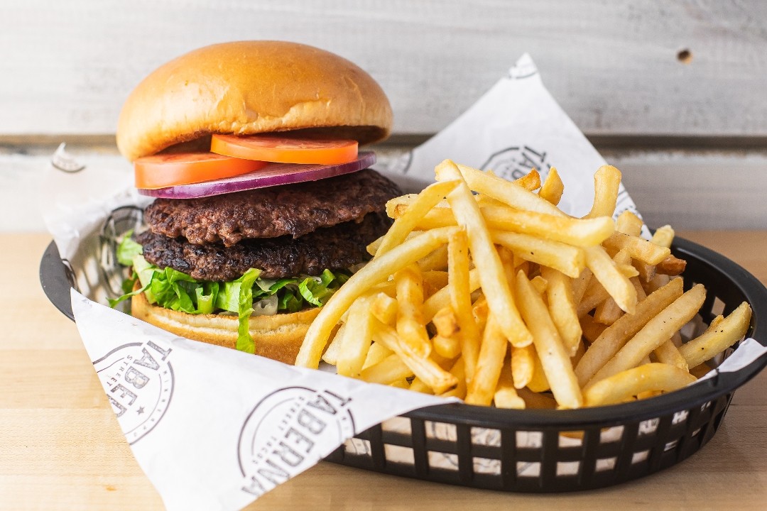 Taberna Burger and French Fries