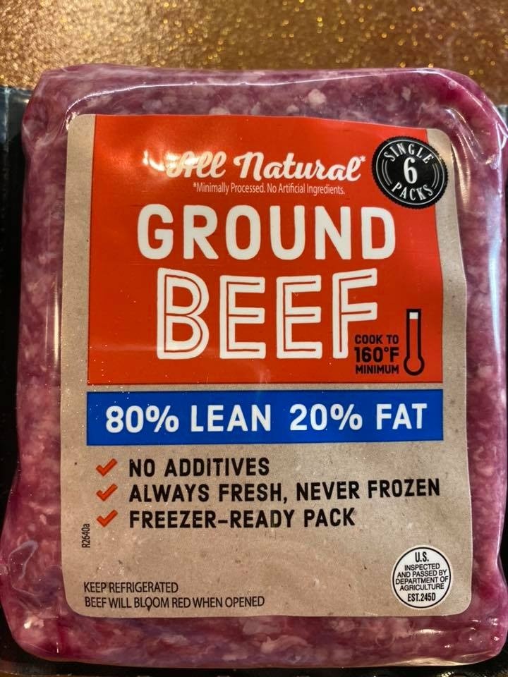 Ground Beef 80/20 1 pound