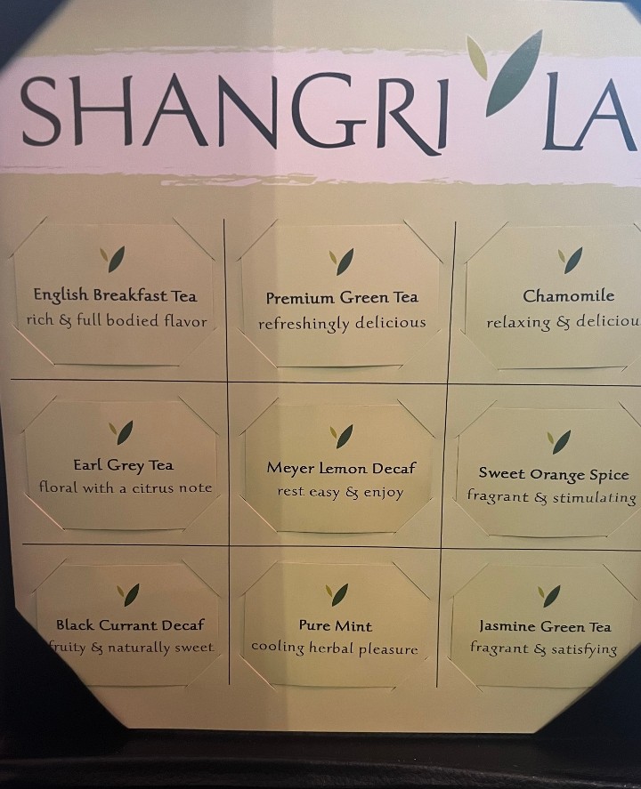 Hot Tea Shangri La
