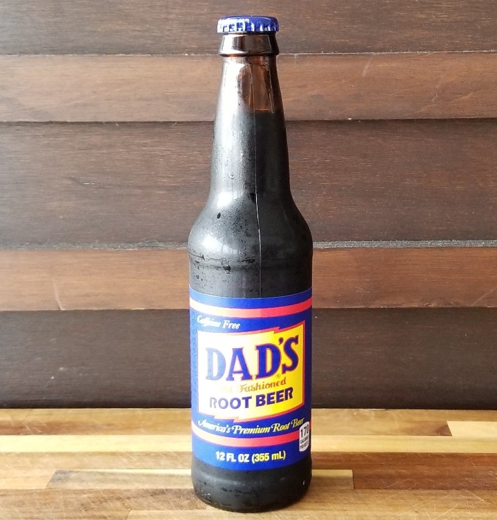 Dad's Old Fashioned Root Beer Glass Bottle