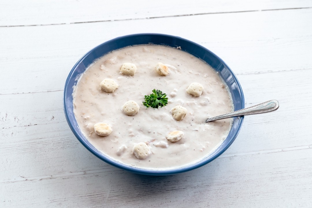Cup Of New England Clam Chowder