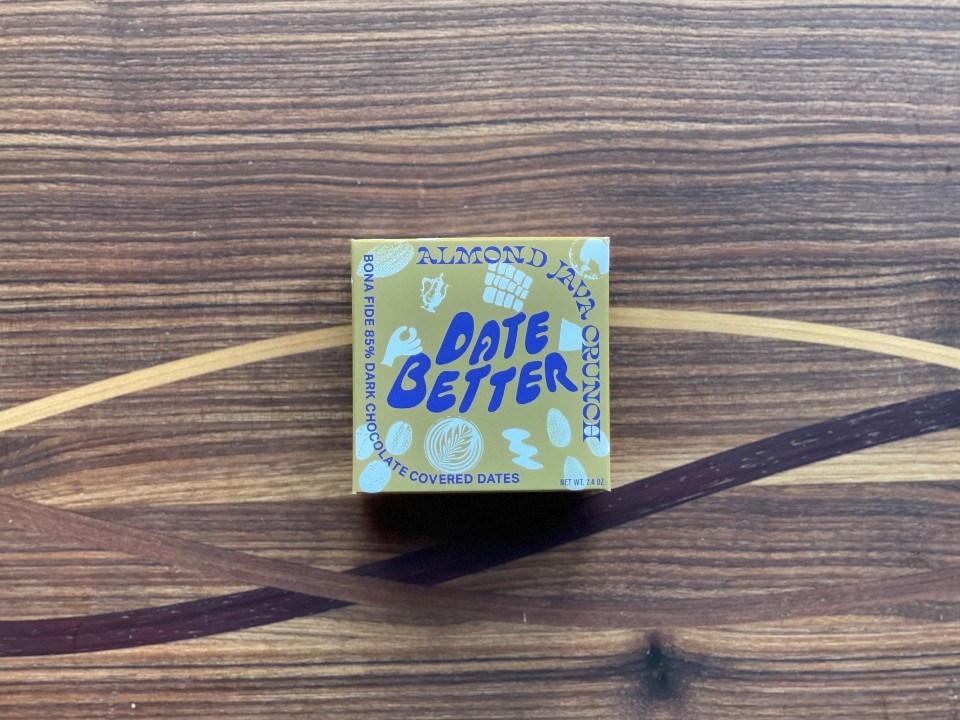 Date Better Snacks Almond Java Crunch Chocolate Covered Dates