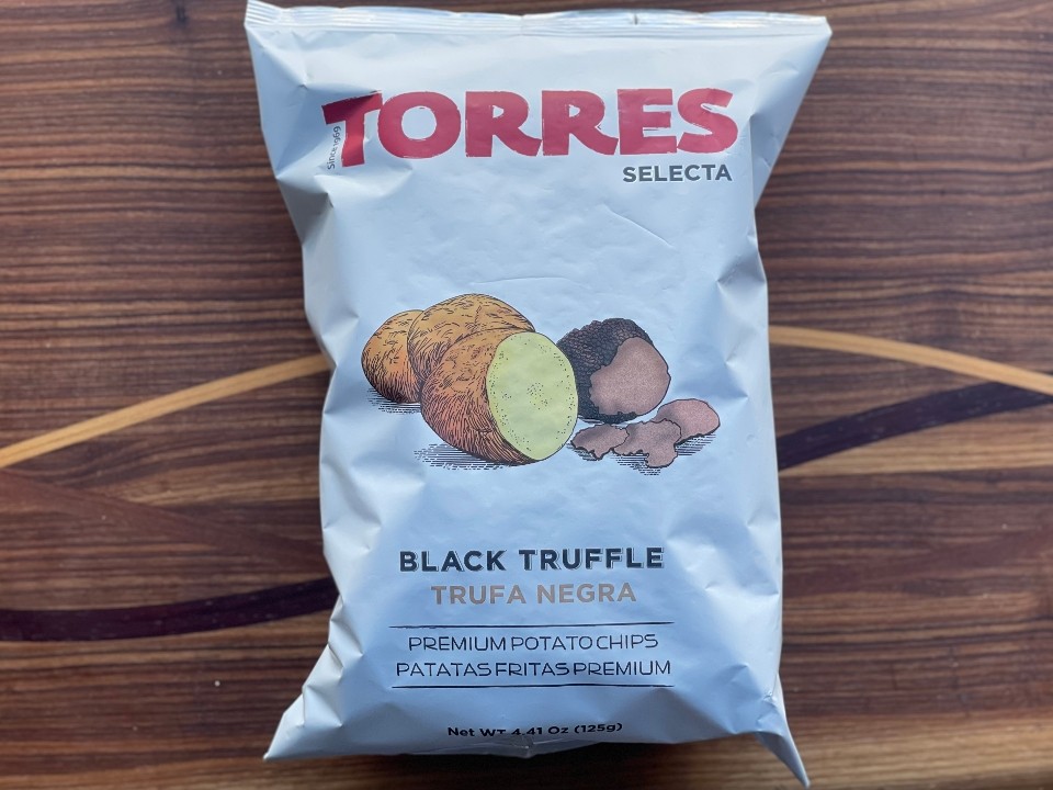 Torres Spanish Potato Chips Black Truffle 4.4oz