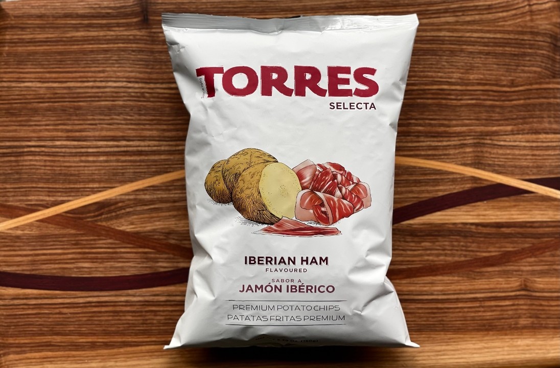 Torres Spanish Potato Chips Iberian Ham Flavor 1.76oz