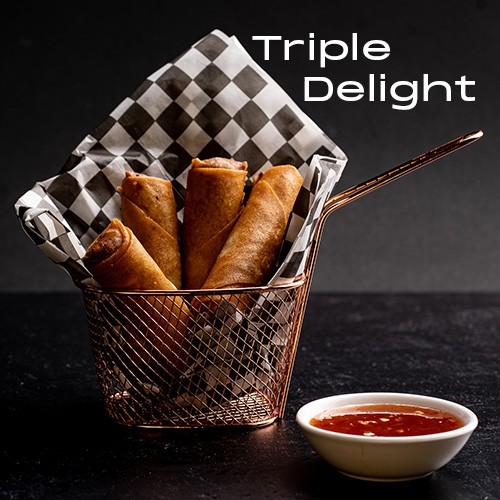 Shrimp and Pork Egg Roll (4 ct)~