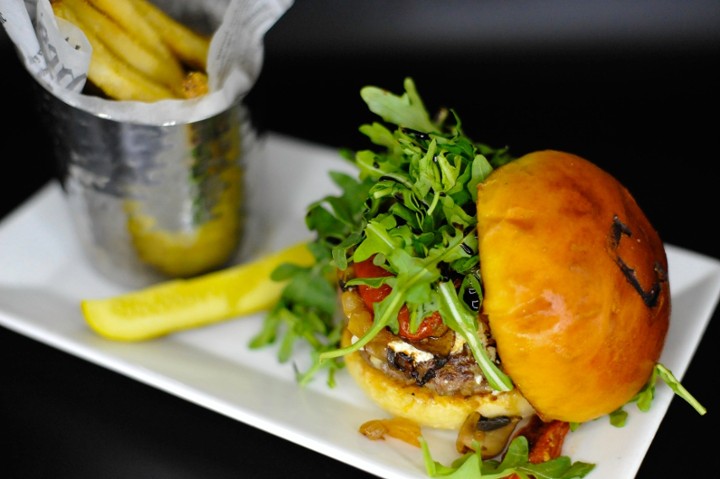 Truffled Mushroom & Goat Burger