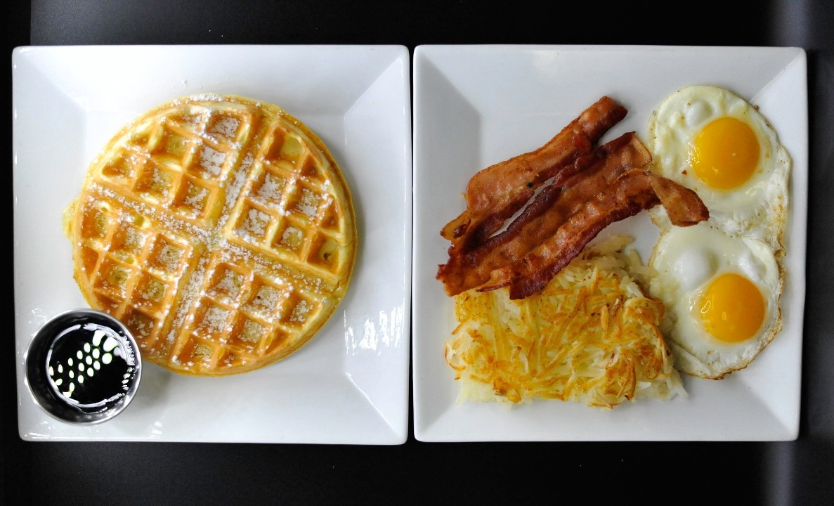Waffle Biker - Eggs - Bacon