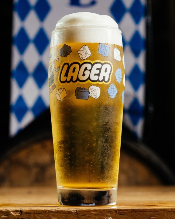 0.5L "Lager" Lego Glass