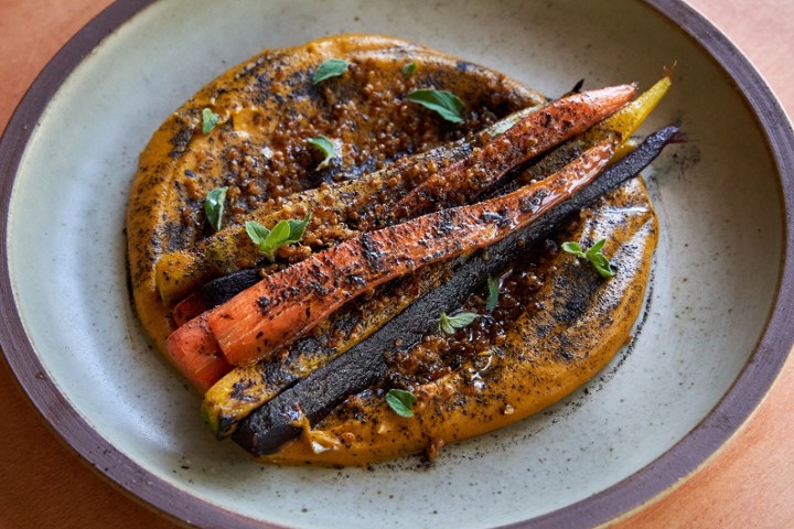 Braised Rainbow Carrots