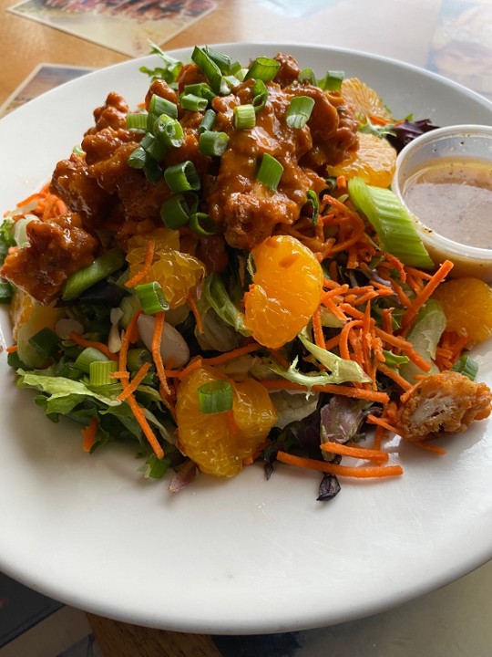 Spicy Peanut Chicken Tender Salad