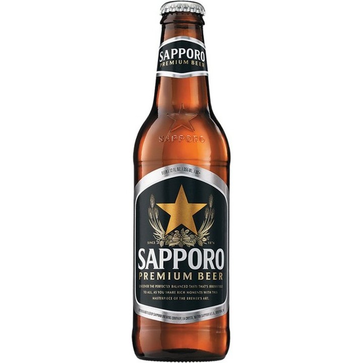 Sapporo 12oz Bottle