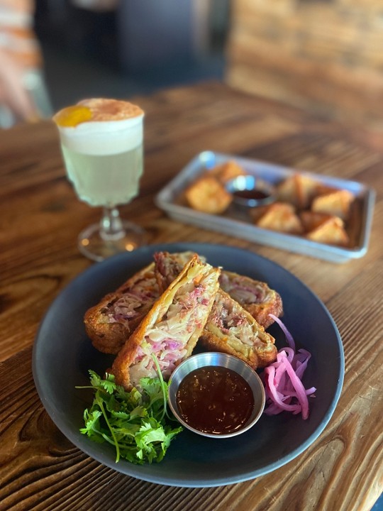 Smoked Brisket Egg Rolls