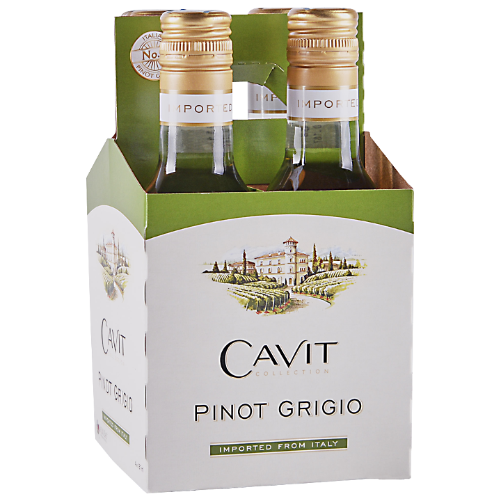 Cavit Pinot Grigio   (4 - 187ml bottles)