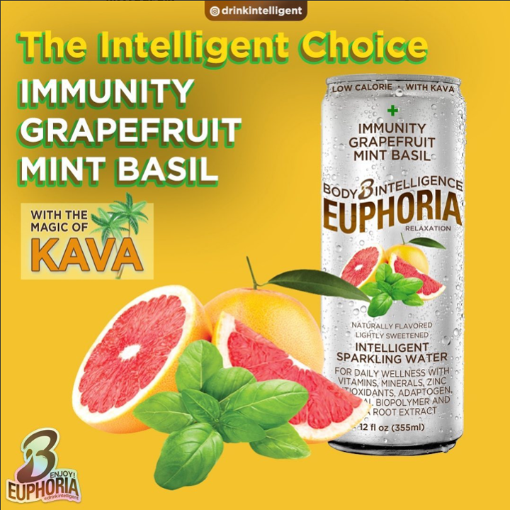 Euphoria Grapefruit Mint Immunity Water