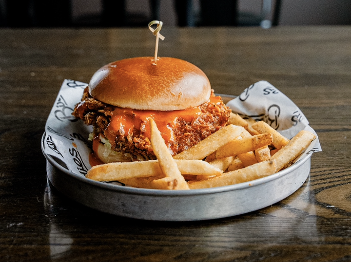 "The Buffalo" Fried Chicken Sandwich